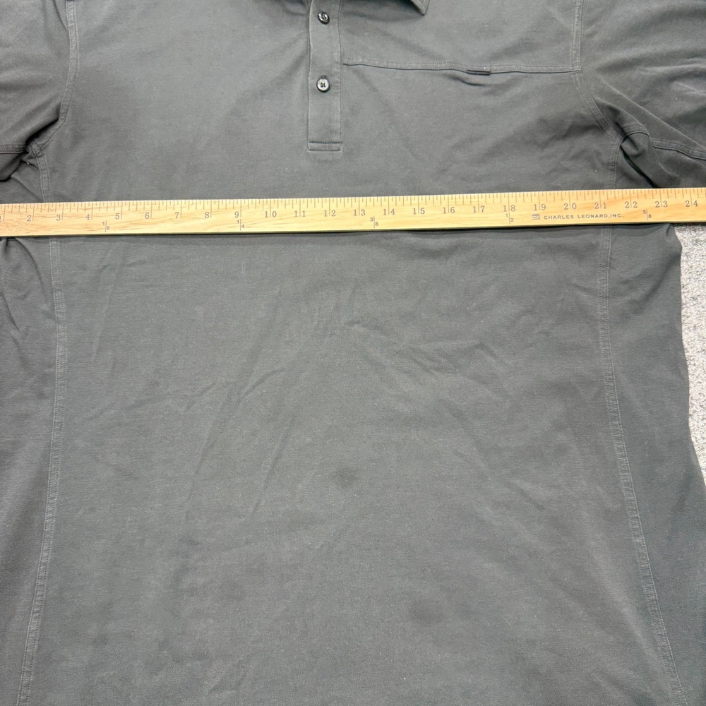 Arcteryx Captive Polo Shirt Mens XXL Black Short Sleeve Techwear 11625-7 - Picture 6 of 8